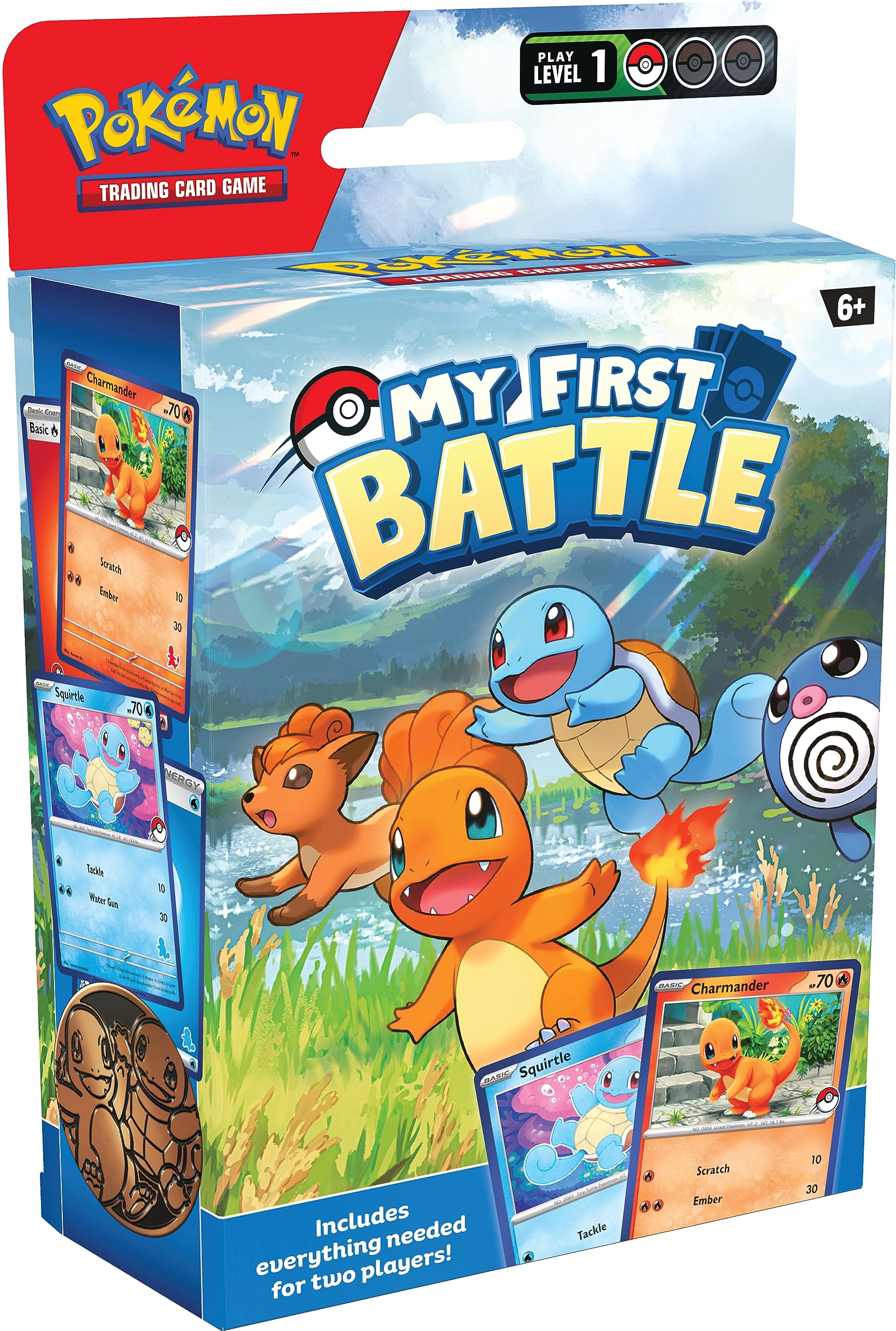 Pokémon Mi Primera Batalla - Juego de Cartas Coleccionables con Mini Mazos y Moneda Metálica Pokémon Mi Primera Batalla - Juego de Cartas Coleccionables con Mini Mazos y Moneda Metálica
